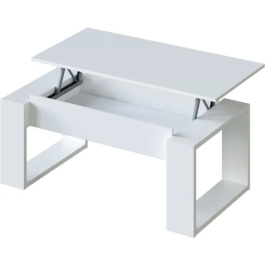 Nova Mesa de centro elevable 105x55x45 cm Melamina blanca MEU8423490266831 Precio: 131.50000006. SKU: B192KRZE9T
