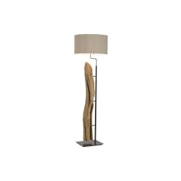 Lámpara de Pie Home ESPRIT Negro Beige Natural 220 V 53 X 53 X 185 CM