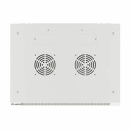 Lanberg WF01-6409-10S Armario Rack Bastidor de Pared de 9U con Carga Máxima de 60 kg, Color Gris