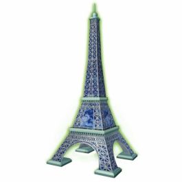 Ravensburger RAV00011591 Puzzle 3D Torre Eiffel Fosforescente 216 Piezas Sin Pegamento 10+ Años