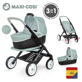 Maxi-Cosi SAU Silla de Paseo Cochecito Trío 3 en 1 con Capazo Extraíble y Asa de Transporte Color Verde Salvia