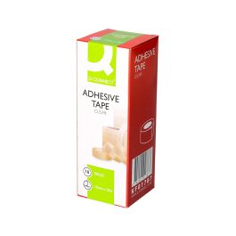 Q-connect Cinta Adhesiva Transparente 33 mt x 15 mm para Embalar