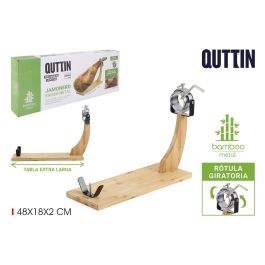 Jamonero de Bambú con Rótula Giratoria Quttin (3 Unidades) Jamonero de Bambú con Rótula Giratoria Quttin (3 Unidades) Precio: 60.88999994. SKU: B19L779YZD