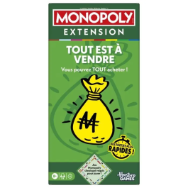Monopoly HASG0720101 Expansión Todo está en venta, Juego de Mesa Divertido y Rápido para 2-6 Jugadores Precio: 25.4999998. SKU: B1E7AZ3S2J