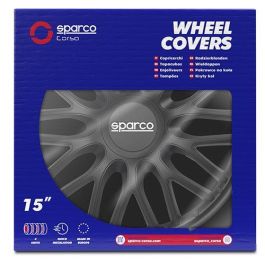 Sparco Tapacubos Roma Negro 15" SPC1596BK Accesorio coche