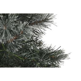 DKD Home Decor Árbol de Navidad Nevado 150 Leds Desmontable Verde 84 x 120 x 84 cm