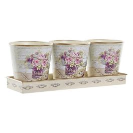 Macetero Shabby DKD Home Decor Rosa Beige 12 x 14 x 38 cm Set de 3 Precio: 13.78999974. SKU: S3032081