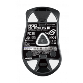 ASUS ROG Gladius III Ratón Gaming Óptico 19000 DPI USB-A para Mano Derecha Negro con 9 Botones Programables