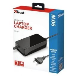Trust Primo 22142 Cargador Universal Portátil 90W, 6 Conectores, 18-20V, Automático, Protección Inteligente