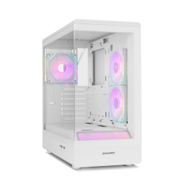 Nox NXHUMMERSIGNAWH Semitorre Hummer SIGNAL Blanca ARGB Cristal Templado Gaming