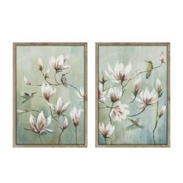 Cuadro Oriental DKD Home Decor Azul Blanco 2.5 x 70 x 50 cm (2 Unidades) Precio: 96.99000025. SKU: B16PMHJSRB