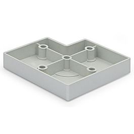 Herrajes Fab.Nacional Base Pata Plástico 80x80 H16 RAL 9006 Precio: 0.49999983. SKU: B14NHKBJ2C