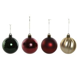 Bola Decoracion Navidad Tradicional DKD Home Decor Verde Rojo 12 x 42 x 28 cm Set de 34 Precio: 16.89000038. SKU: B1385LC996