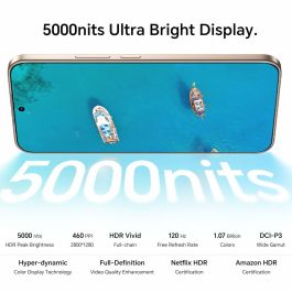 Honor 400 Pro 5G Gris, 512GB, 12GB RAM, Pantalla 6.7", Cámara 50MP, Batería 5300 mAh, Qualcomm Snapdragon 8 Gen 3