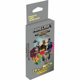 Panini PAN8051708022292 Pegatinas Minecraft TC 4 Blíster 3 compartimentos con 1 Tarjeta Edición Limitada y 24 Pegatinas Panini PAN8051708022292 Pegatinas Minecraft TC 4 Blíster 3 compartimentos con 1 Tarjeta Edición Limitada y 24 Pegatinas