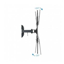 TooQ Soporte TV Monitor LP2255TN-B para Pantallas de 23 a 55 Pulgadas, Giratorio, Pared, Hasta 30 kg, Compatible VESA