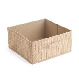 Confortime Cesta de Ordenación Bambú/TNT 31x31x14 cm (12 Unidades)