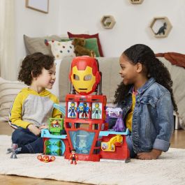 Hasbro HASG12595L0 - Iron Man HQ, caja electrónica infantil de Marvel Iron Man y sus increíbles amigos, a partir de 4 años