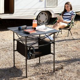 Mesa de Camping Plegable con Cesta y Funda Folble InnovaGoods Precio: 46.88999986. SKU: B1FDTGS2SY