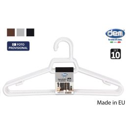 Set de 10 perchas de plástico Inde, 38 x 17.5 cm, colores (12 Cajas) Precio: 25.4999998. SKU: B1BX8FG47K