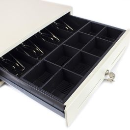 Cajón Portamonedas Manual Blanco 41 X Cajón Portamonedas Manual Blanco 41 X