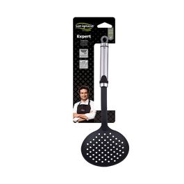 San Ignacio Espumadera Nylon Expert SG - 7332 Antiarañazos Mango Acero Inoxidable 35.5 x 11.5 cm