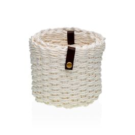 Set 2 Cestas Blancas Redondas Versa 16X13CM (2 Unidades) Set 2 Cestas Blancas Redondas Versa 16X13CM (2 Unidades)