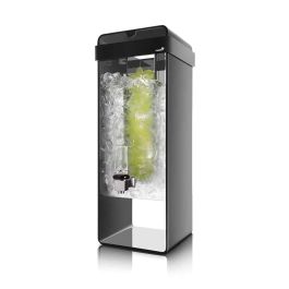 ROSSETO - LD154 - DISPENSADOR PREMIUM PARA BEBIDAS CON INFUSOR (11,4L) - (21.27 x 21.27 x 55.88 cm) - NEGRO
