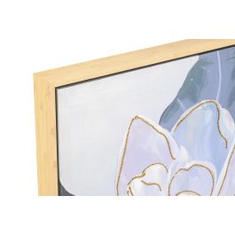 DKD Home Decor Cuadro Romántico Azul Blanco Lienzo y PS 4 x 70 x 100 cm (2 Unidades)