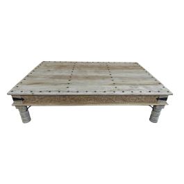 DKD Home Decor Mesa Centro Unique / Antique Natural 180 x 120 x 45 cm