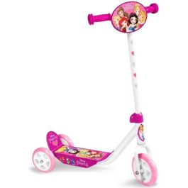 Disney Princesses Scooter de 3 ruedas para Niños 2+ Años - Altura regulable, Bandeja y manijas antideslizantes, Ruedas PVC