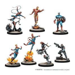 Marvel Crisis Protocol CP143ES Juego de Mesa Caja Inicial Los Más Poderosos de la Tierra