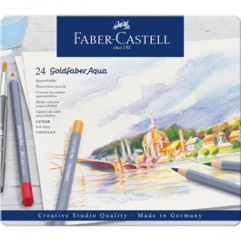 Lapices Acuarelables Faber-Castell Goldfaber Aqua 1146 Estuche De Metal De 24 Precio: 23.50000048. SKU: B1DYXG46N6