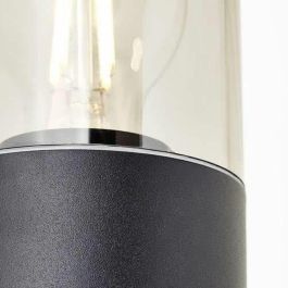 Brilliant BRI4004353405693 Aplique Exterior con Detector de Movimiento 2x E27 Depoli Negro 20W - Bombilla no Incluida