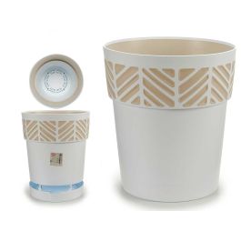 Maceta plástico Orfeo blanca 30 cm Stefanplast - 11,8 L, con reserva de agua (6 Unidades) Precio: 41.50000041. SKU: S3603381