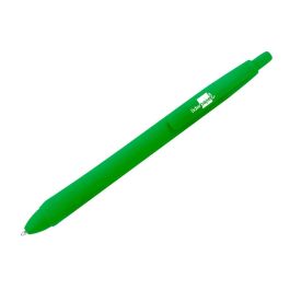 Boligrafo Liderpapel Gummy Touch Retractil 1,0 mm Tinta Verde 12 unidades