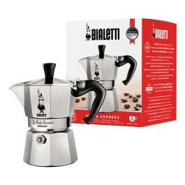 Bialetti Moka Express Cafetera Italiana Aluminio Negro para 2 Tazas Precio: 66.50000038. SKU: B1E5XQ6B8B