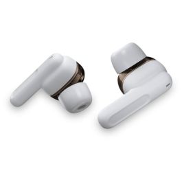 Mars Gaming Auriculares Bluetooth MHIBW con Estuche de Carga, Bluetooth 5.1, Autonomía 4h, Blancos, Sonido Espacial Dual Driver, Resistencia IPX4