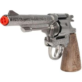 Revolver 8 tiros color plata 22x5x3,5 cm Revolver 8 tiros color plata 22x5x3,5 cm