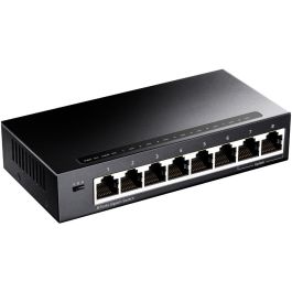 Cudy GS108 Switch Gigabit Ethernet 8 Puertos RJ-45, Conmutador de Red 16 Gbit/s Full Duplex Negro