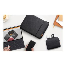 Inateck LB01006 Funda para portátil de 15 pulgadas, negro y gris
