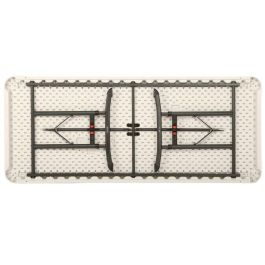 Mesa Plegable Lifetime Blanco Acero Plástico 183 x 91 x 76 cm