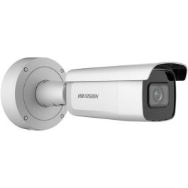 Hikvision Cámara IP Bullet AcuSense 2MP Darkfighter 2.8-12mm Antivandálica IR60 WDR H.265+ IK10 IP66 Audio Alarma