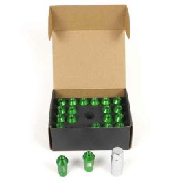 Set Tuercas OMP 7075 40 mm M12 x 1,25 20 uds Verde