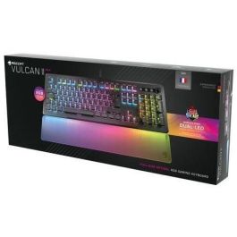 Teclado gaming óptico y mecánico - ROCCAT - ROC-12-004 Vulcan II Max - Lineal - Iluminación RGB - Negro