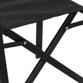 Silla Director Negro Aluminio-Textileno 56 X 53 X 84 cm