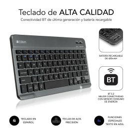 Funda con Teclado Subblim KeyTab Pro BT para Tablets Samsung Galaxy A9+/ Negra Funda con Teclado Subblim KeyTab Pro BT para Tablets Samsung Galaxy A9+/ Negra