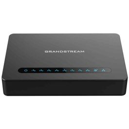 Grandstream HT818 SIP-ATA HandyTone v2 con 8 puertos FXS, compatible con fax T.38, QoS, identificador de llamadas