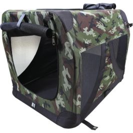 Caja de transporte - M PETS - COMFORT CRATE L - Camuflaje - Plegable - Estructura metálica - Rejillas de ventilación Precio: 83.49999944. SKU: B16CMJ49NJ