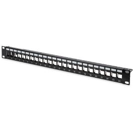 Digitus Patch Panel Modular de 24 puertos, 1U para Rack de 19 pulgadas, con soporte Keystone Jacks, Blindado, Negro Precio: 23.50000048. SKU: B19BLKYGCQ
